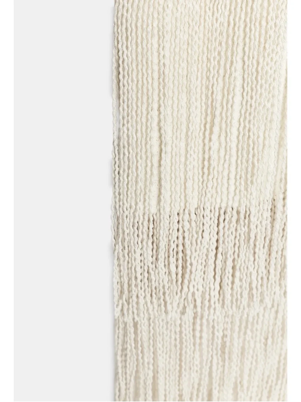 ZARA TEXTURED FRINGED DRESS - Picture 15 of 16